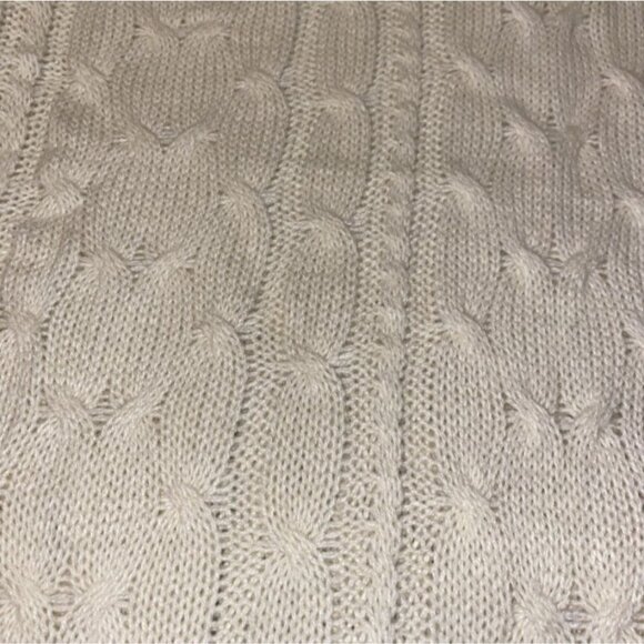 LuLaRoe Nadia XL Ivory Cable Knit Sweater Vest NWT | Preppy Layering, Neutral - Picture 5 of 9